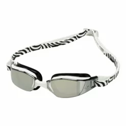 Michael Phelps - Goggles XCEED Black/White Titanium Mirror