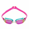 Michael Phelps - Goggles XCEED Pink/Turquoise Titanium Mirror