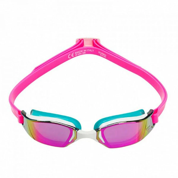 Michael Phelps - Goggles XCEED Pink/Turquoise Titanium Mirror