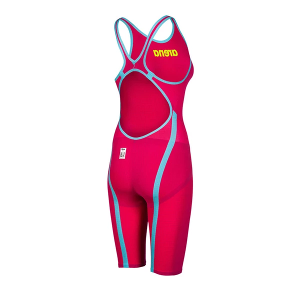 Arena - Womens Racesuit Powerskin Carbon Flex VX Dark Red Turquoise - Image 4
