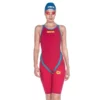 Arena - Womens Racesuit Powerskin Carbon Flex VX Dark Red Turquoise