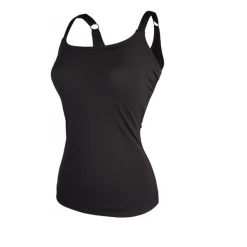 FUNKITA - Ladies Scoop Neck Tankini Top Still Black Cup Size B-D