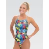 Dolfin - Womens Uglies V-2 Back One-Piece Swimsuit Global Grafitti