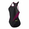 Michael Phelps - Womens Hanoi Swimsuit Black & Bright Pink