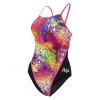 Michael Phelps - Womens Kiraly Race Back L Multicolour Black