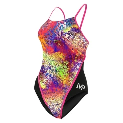 Michael Phelps - Womens Kiraly Race Back L Multicolour Black