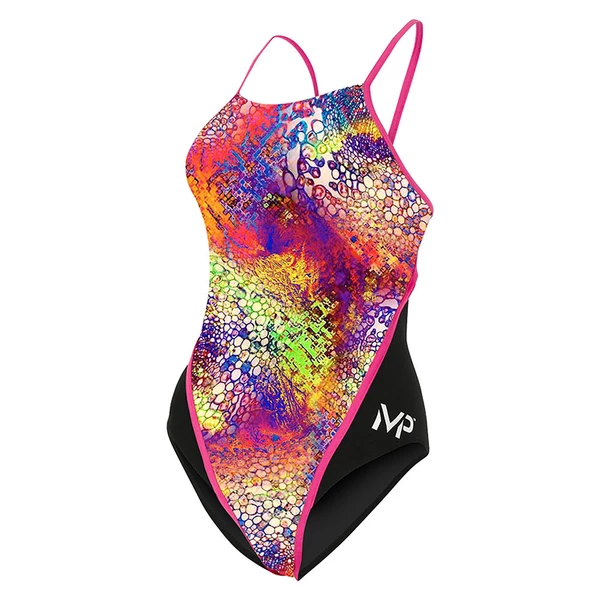 Michael Phelps - Womens Kiraly Race Back L Multicolour Black