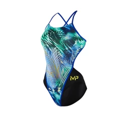 Michael Phelps - Womens Vital Open Back L Multicolour Black