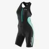 Orca - Womens Trisuit Core Racesuit Black/Green