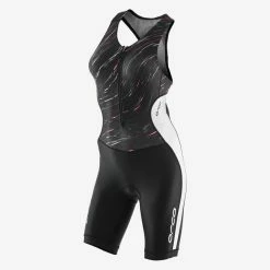 Orca - Womens Trisuit Core Racesuit Black/White/Pink