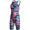 TYR - Womens Racesuit Avictor Prelude Open Back Blue/Pink