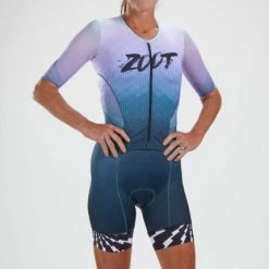 Zoot - Womens Trisuit Ltd Aero Full Zip Racesuit Kona Ice
