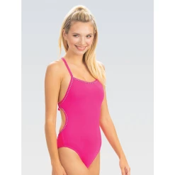 Dolfin - Womens Uglies Revibe Solid Tie Back One-Piece Swimsuit Pink