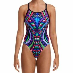 FUNKITA - Ladies Diamond Back One Piece Primal Night