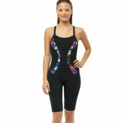 Maru - Womens Block Party Pacer Legsuit Black/Multi