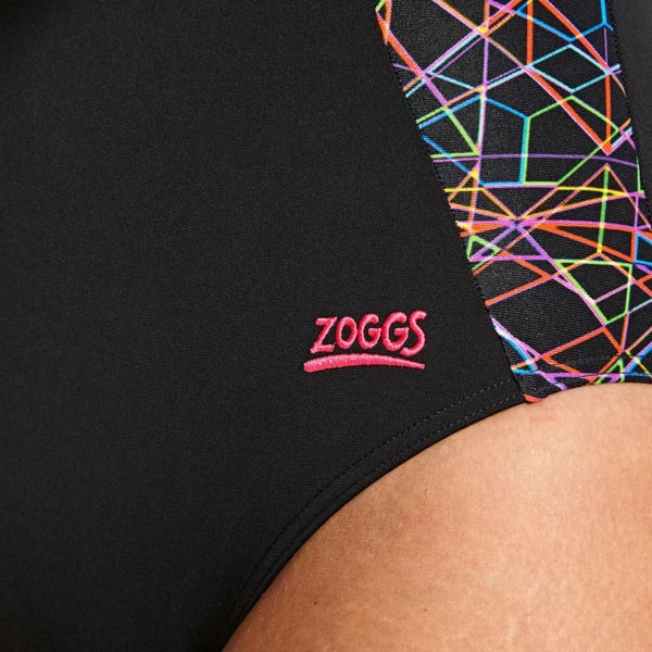Zoggs - Womens Kinetic Atom back Black/Pink - Image 3