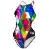 Michael Phelps - Womens Zuglo Open Back L Multicolour Black